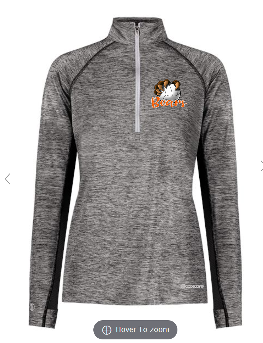 Gibsonburg Varsity Volleyball WOMENS Quarter Zip Pullover