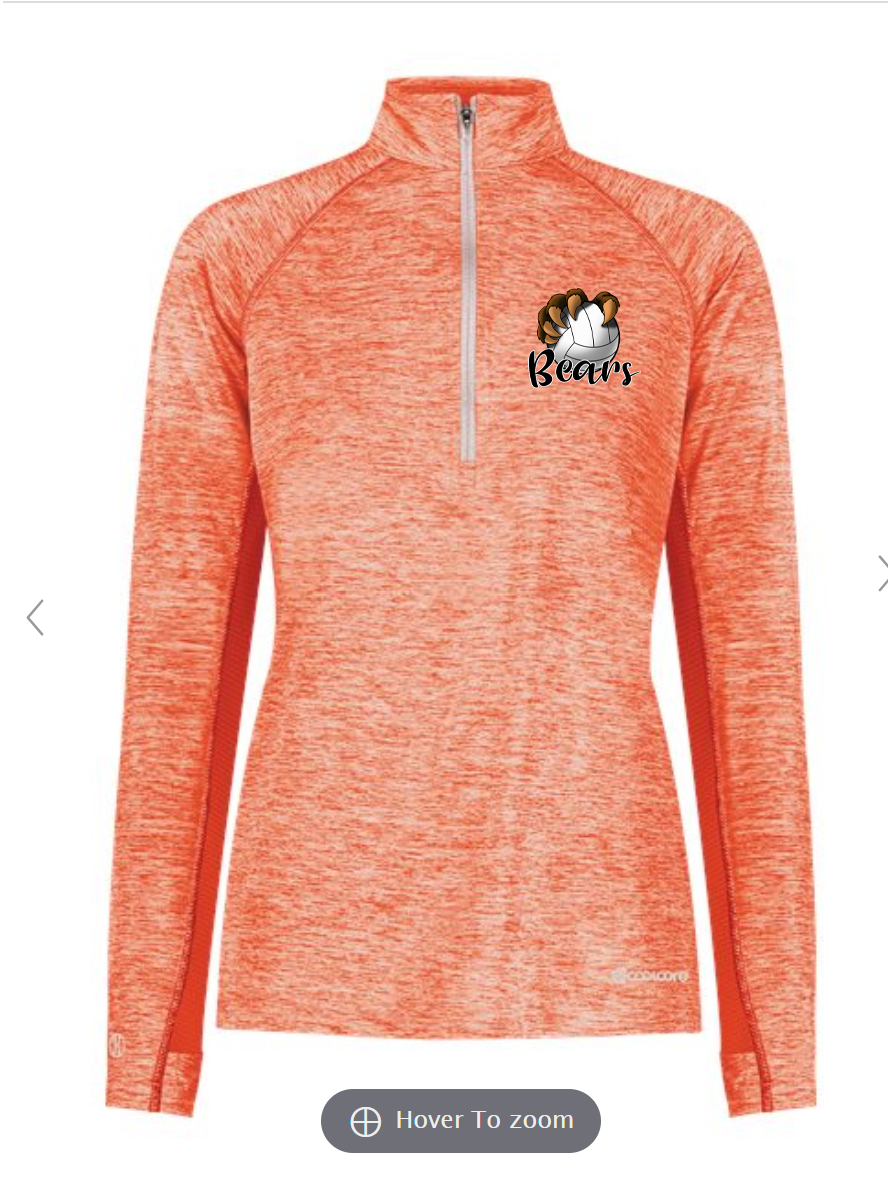 Gibsonburg Varsity Volleyball WOMENS Quarter Zip Pullover