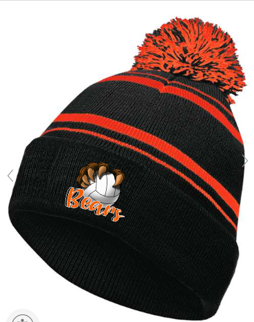 Gibsonburg Varsity Volleyball Orange/Black Beanie