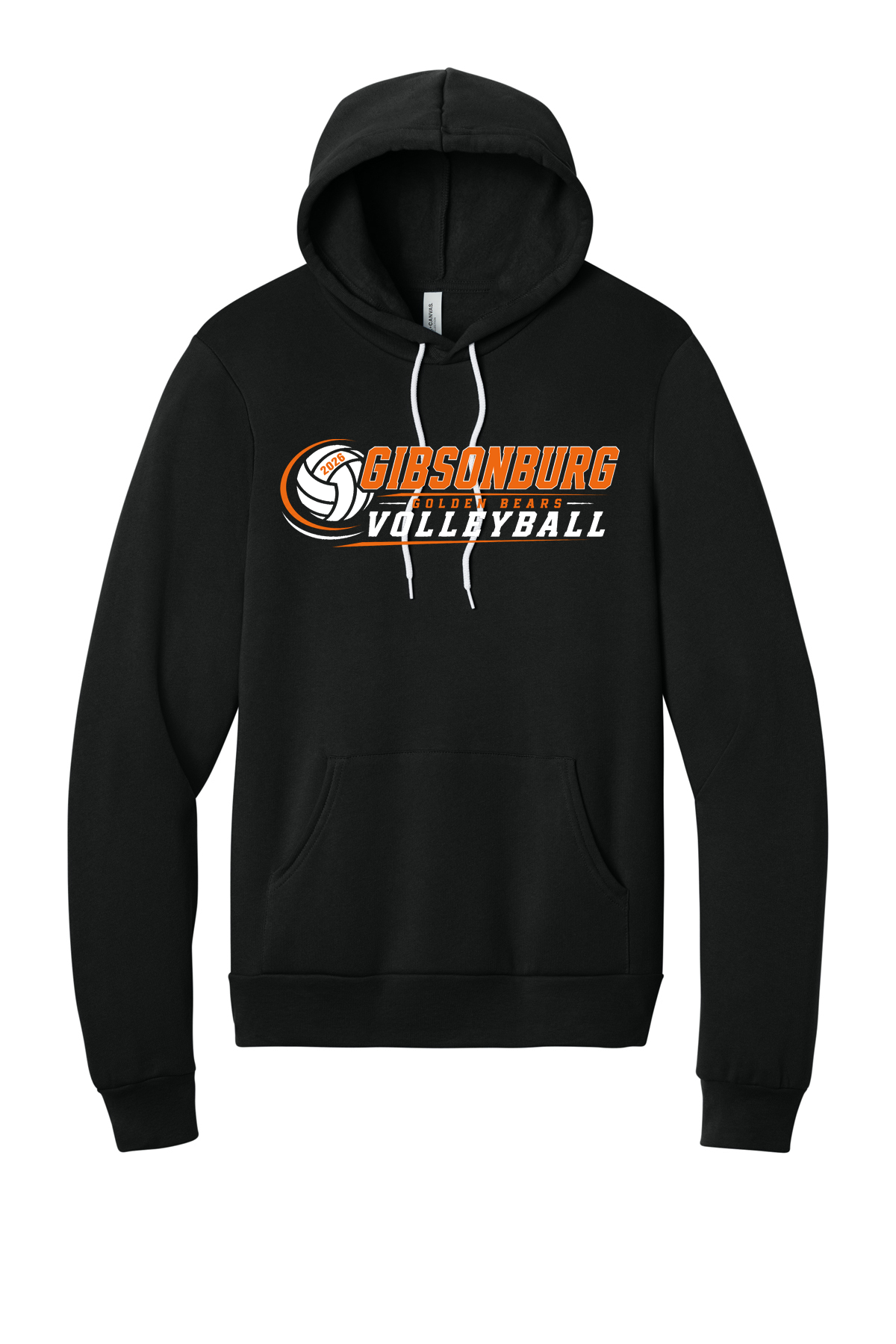 Gibsonburg Volleyball Sponge Fleece Hoodie
