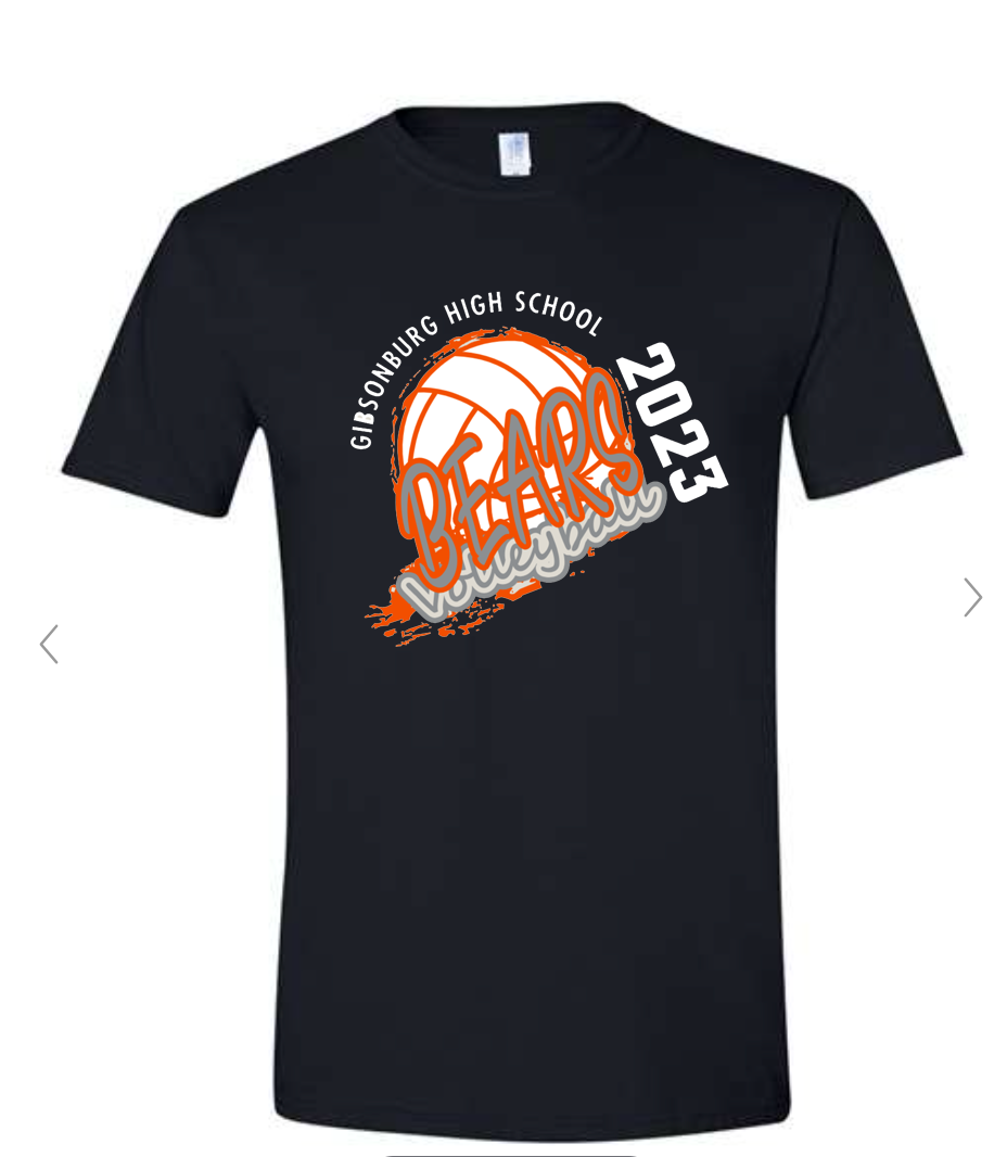 Gibsonburg Volleyball ADULT Softstyle T-Shirt