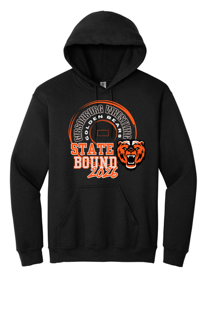 Wrestling State Bound Hooded Sweatshirt