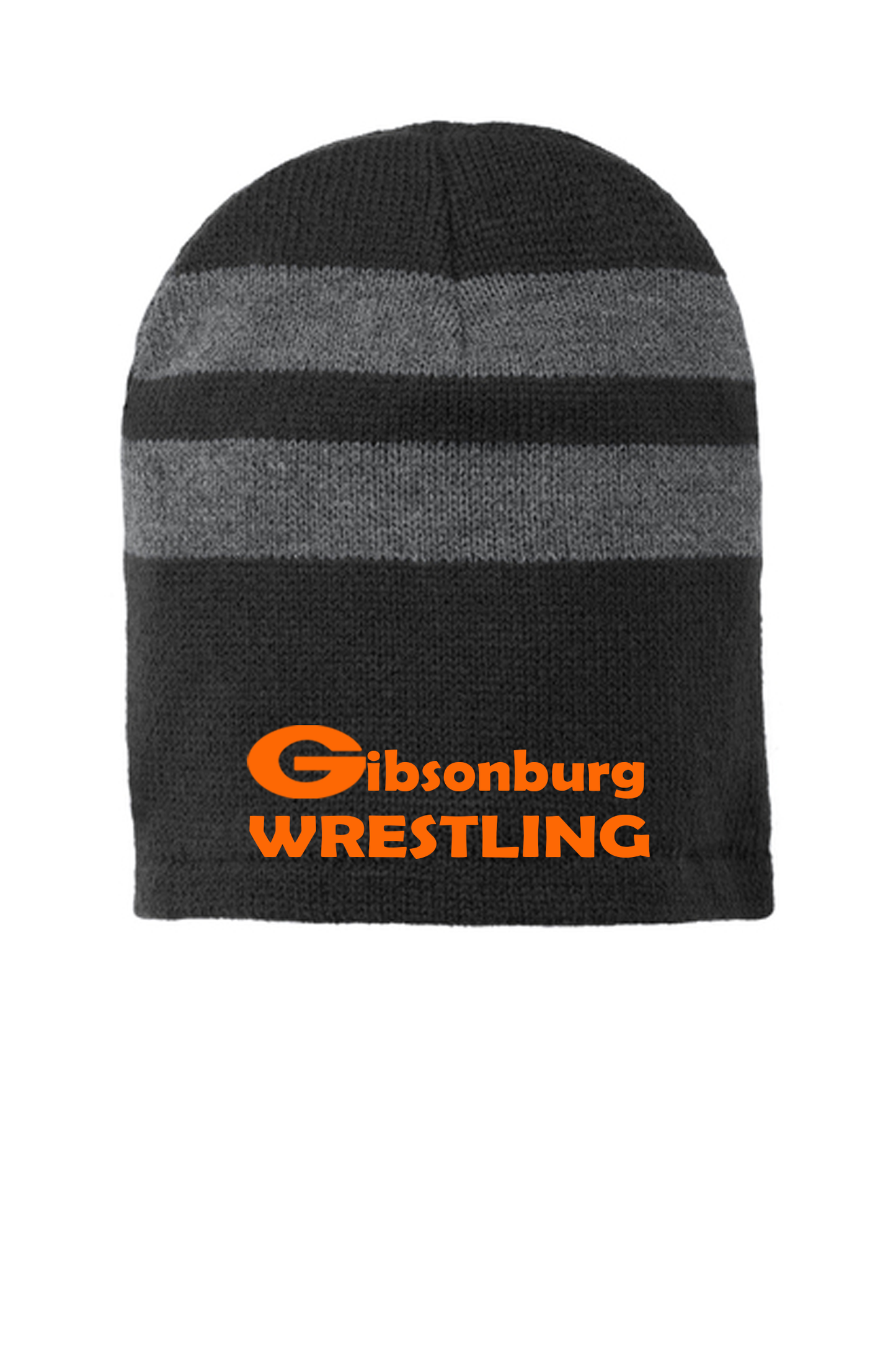 Wrestling Striped Beanie Hat
