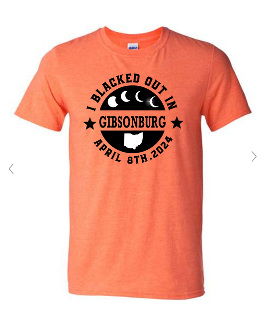 I BLACKED OUT GIBSONBURG T-SHIRT