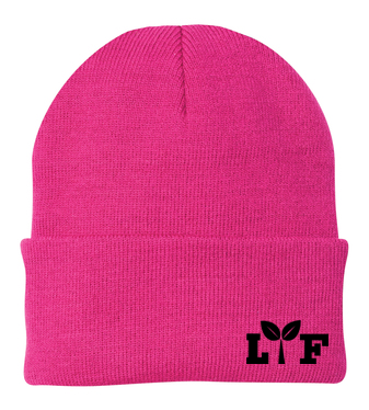 LYF Knit Beanie with logo embroidered