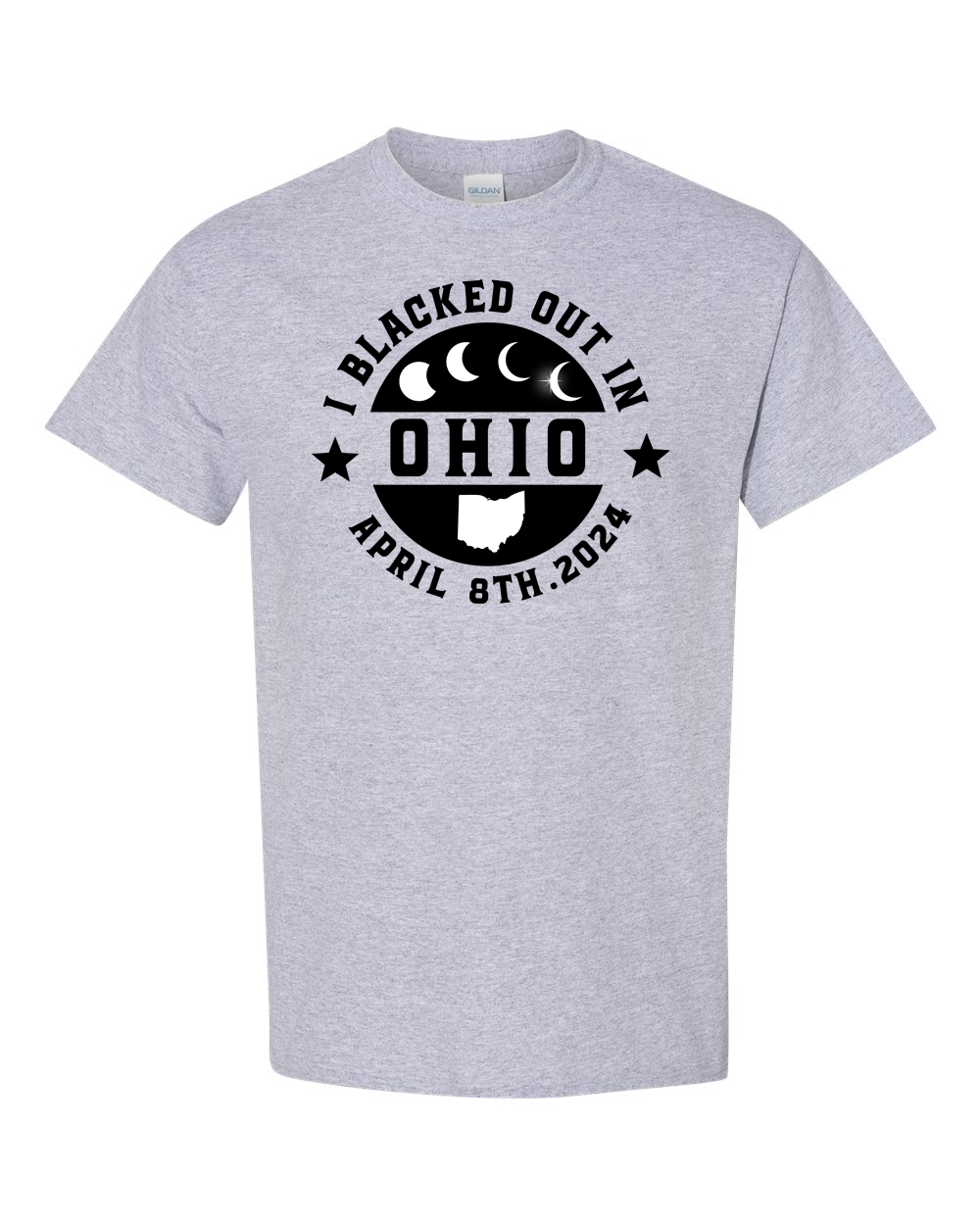 I BLACKED OUT OHIO T-SHIRT