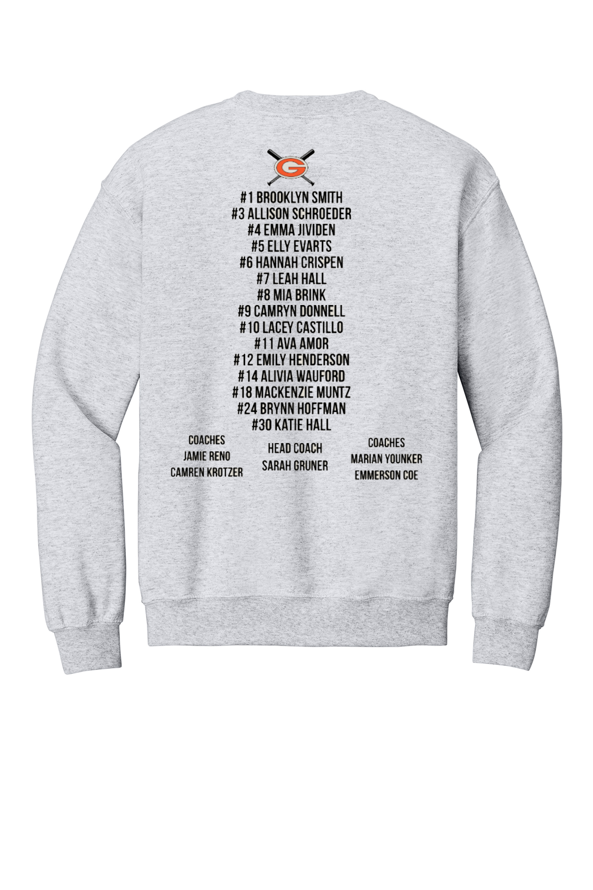 Gibsonburg Softball Champion Crewneck