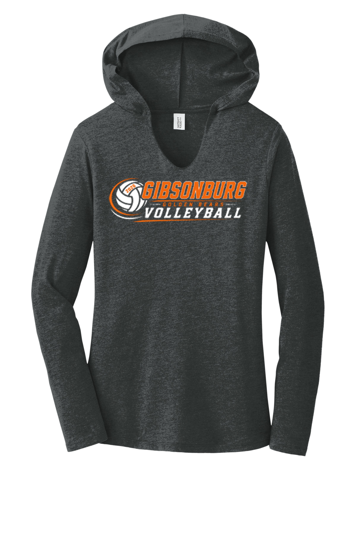 Gibsonburg Volleyball Womens Long Sleeve Hoodie