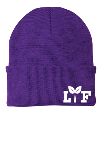 LYF Knit Beanie with logo embroidered