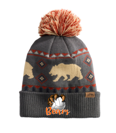 Gibsonburg Varsity Volleyball Bear Beanie