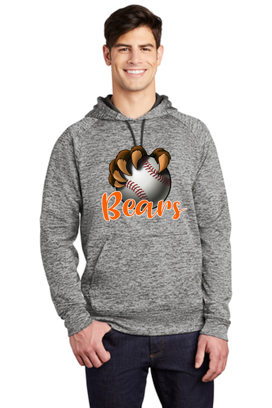 Bears Claw with Sport Polyester Hooded Sweatshirt