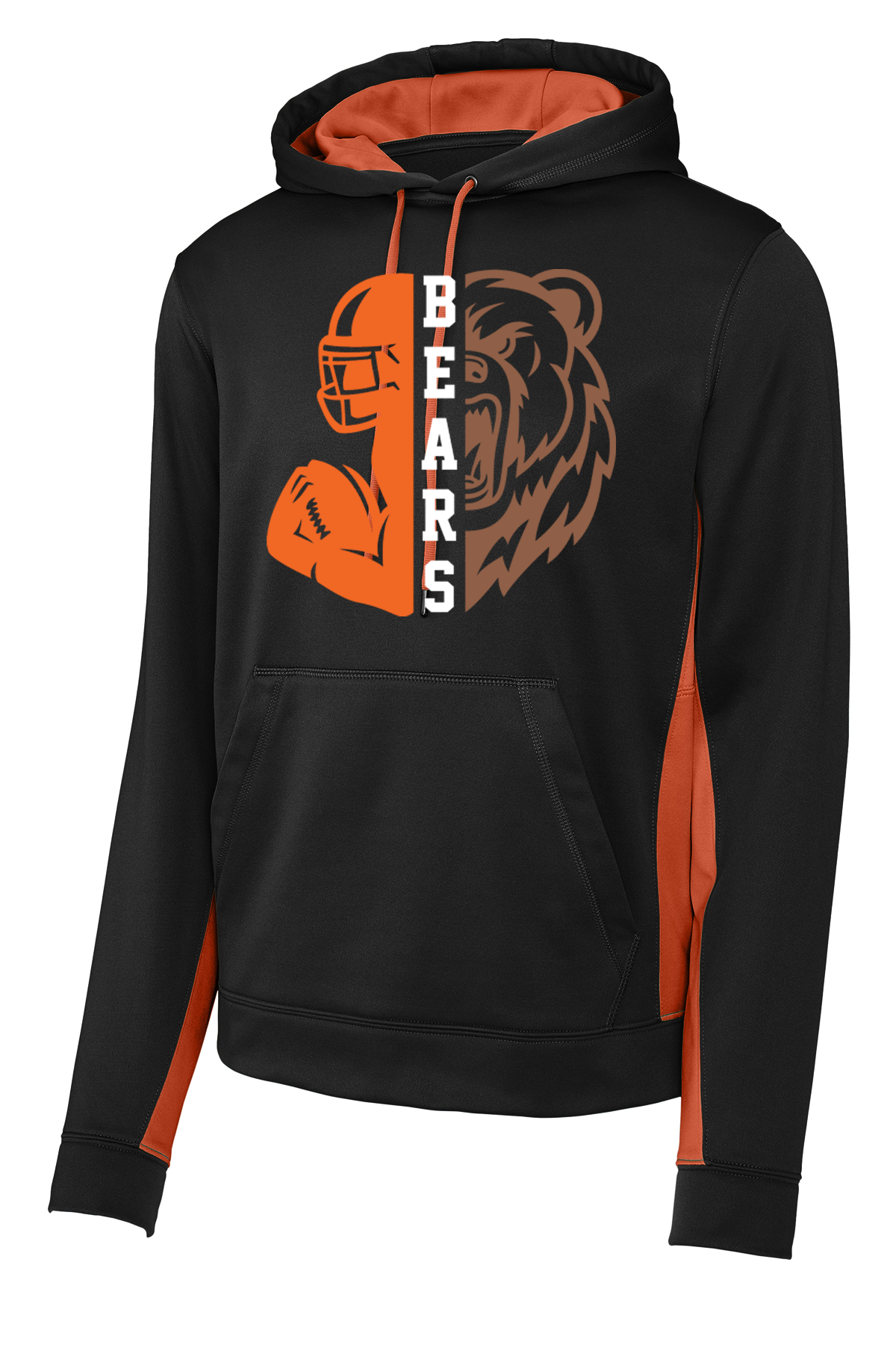 Bears Football Polyester Hoodie