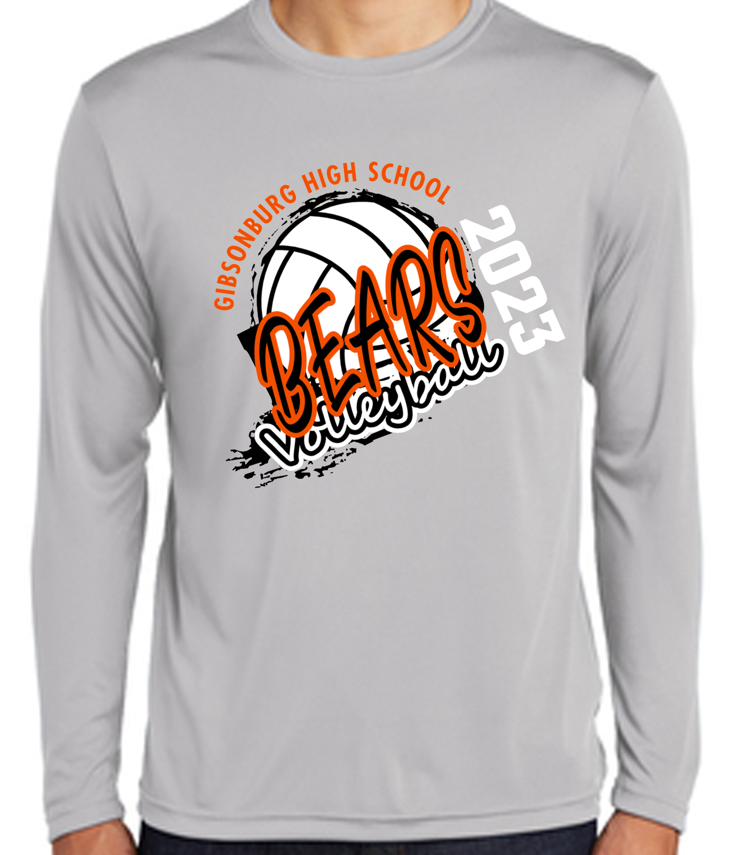 Gibsonburg Varsity Volleyball ADULT Long Sleeve Shirt