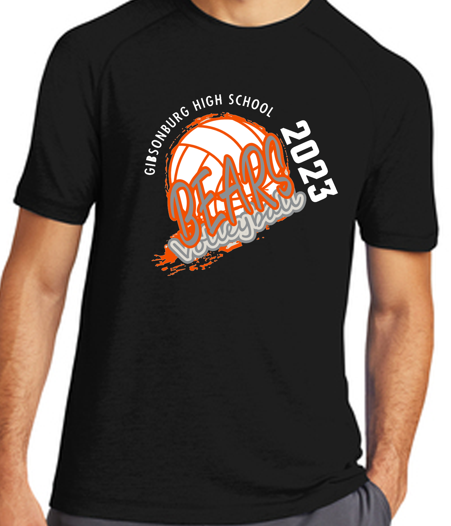 Gibsonburg Varsity Volleyball ADULT Tri-Blend T-Shirt