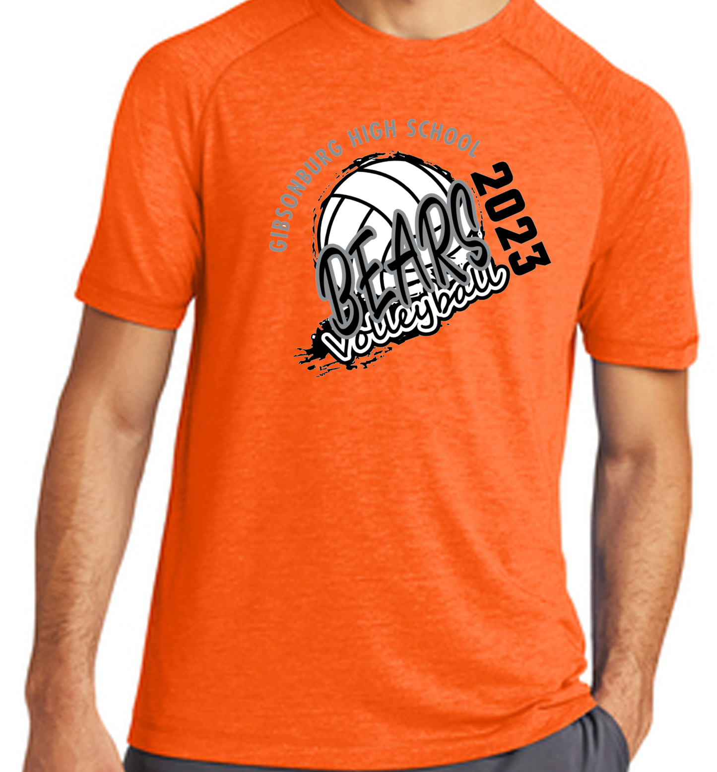 Gibsonburg Varsity Volleyball ADULT Tri-Blend T-Shirt