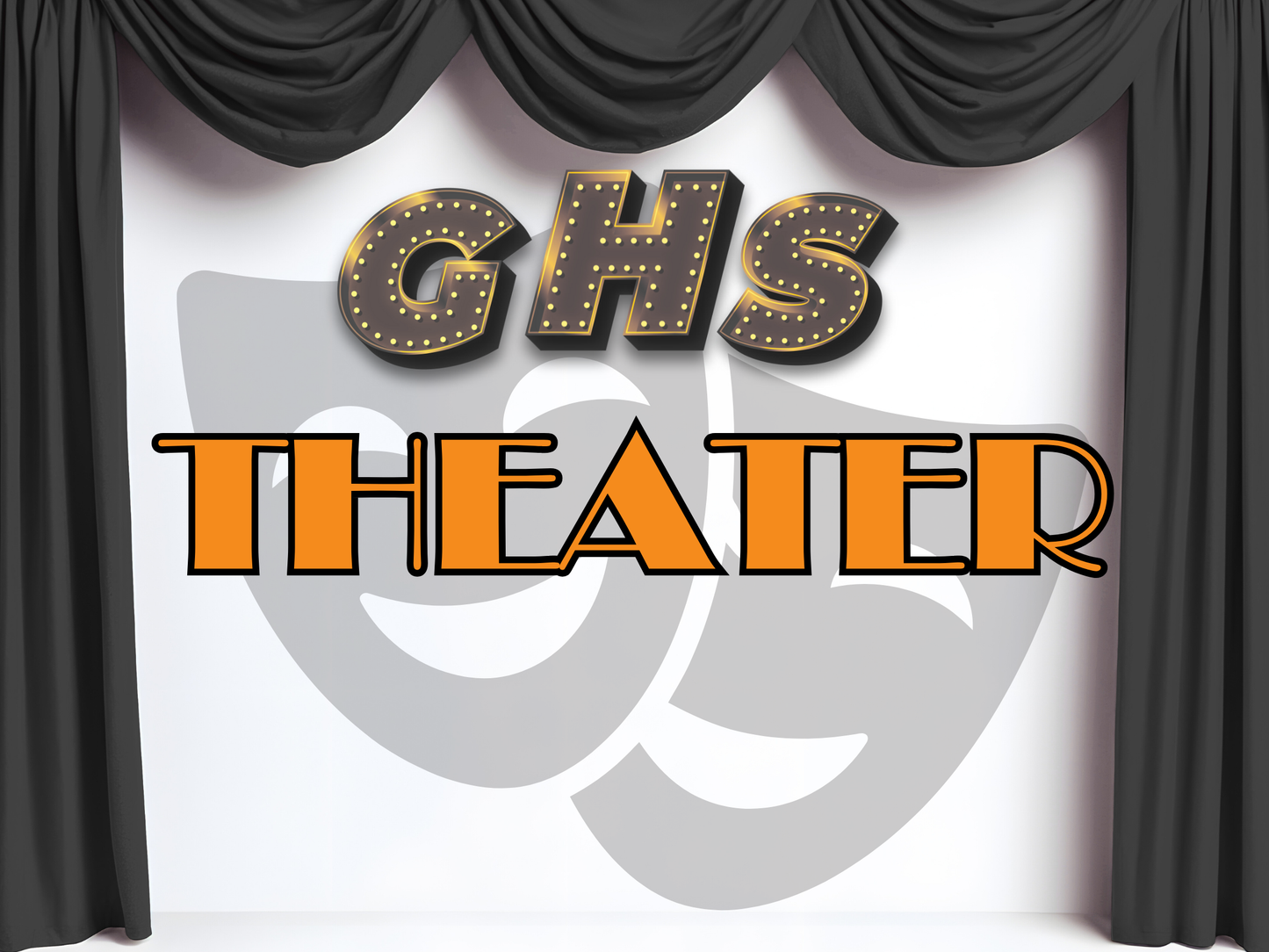 Drama Department Yard Sign