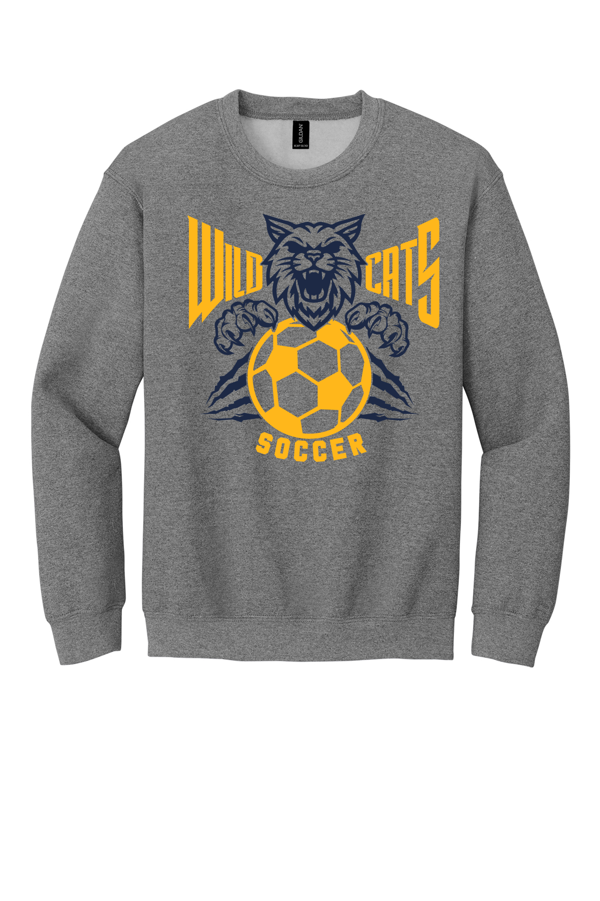 Woodmore Soccer Wildcats Graphite Heather Apparel
