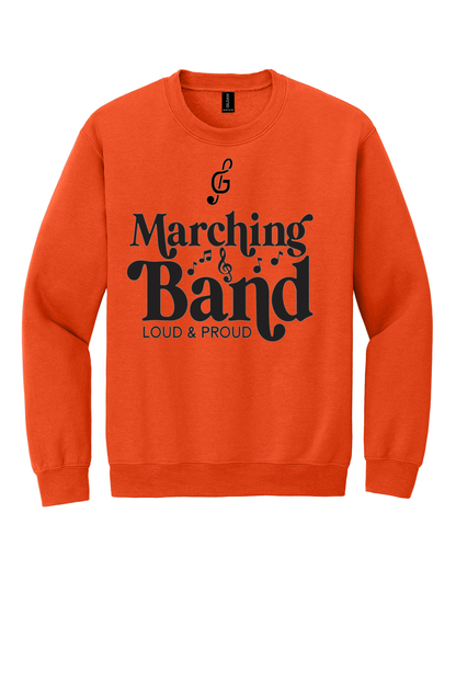 Gibsonburg Bands Loud and Proud Crewneck Sweatshirt