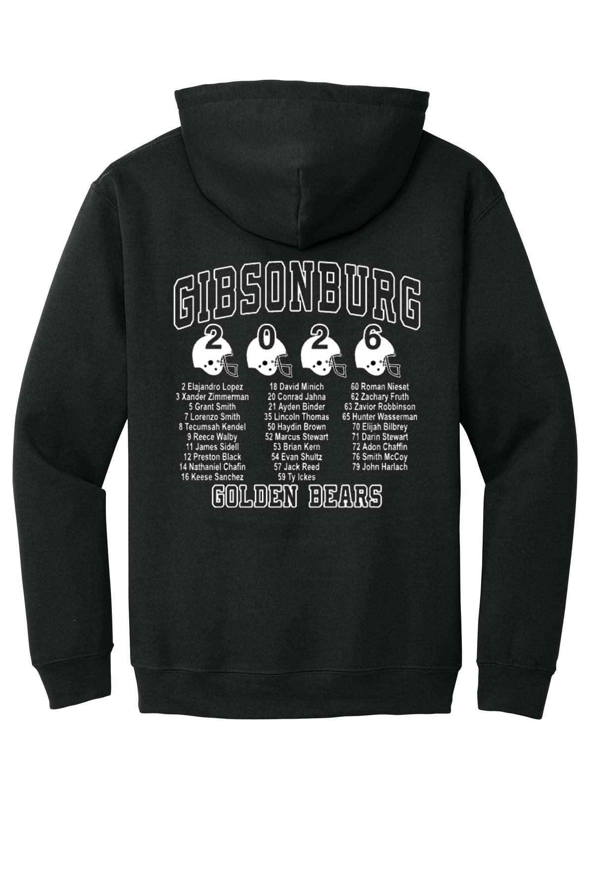 Black Playoff Hooded Sweatshirt