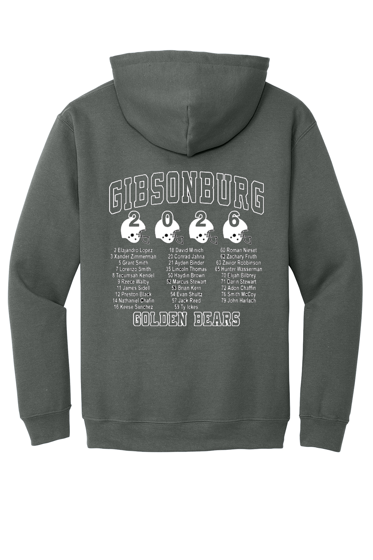 Charcoal Playoff Hooded Sweatshirt