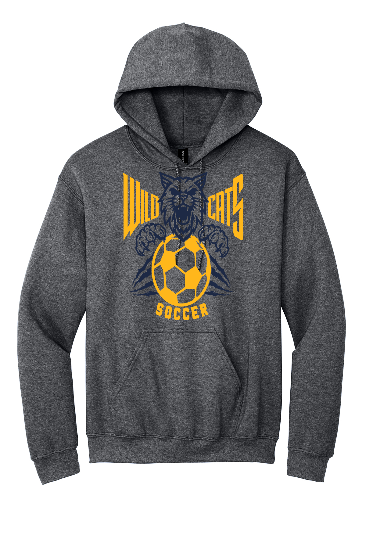 Woodmore Soccer Wildcats Graphite Heather Apparel