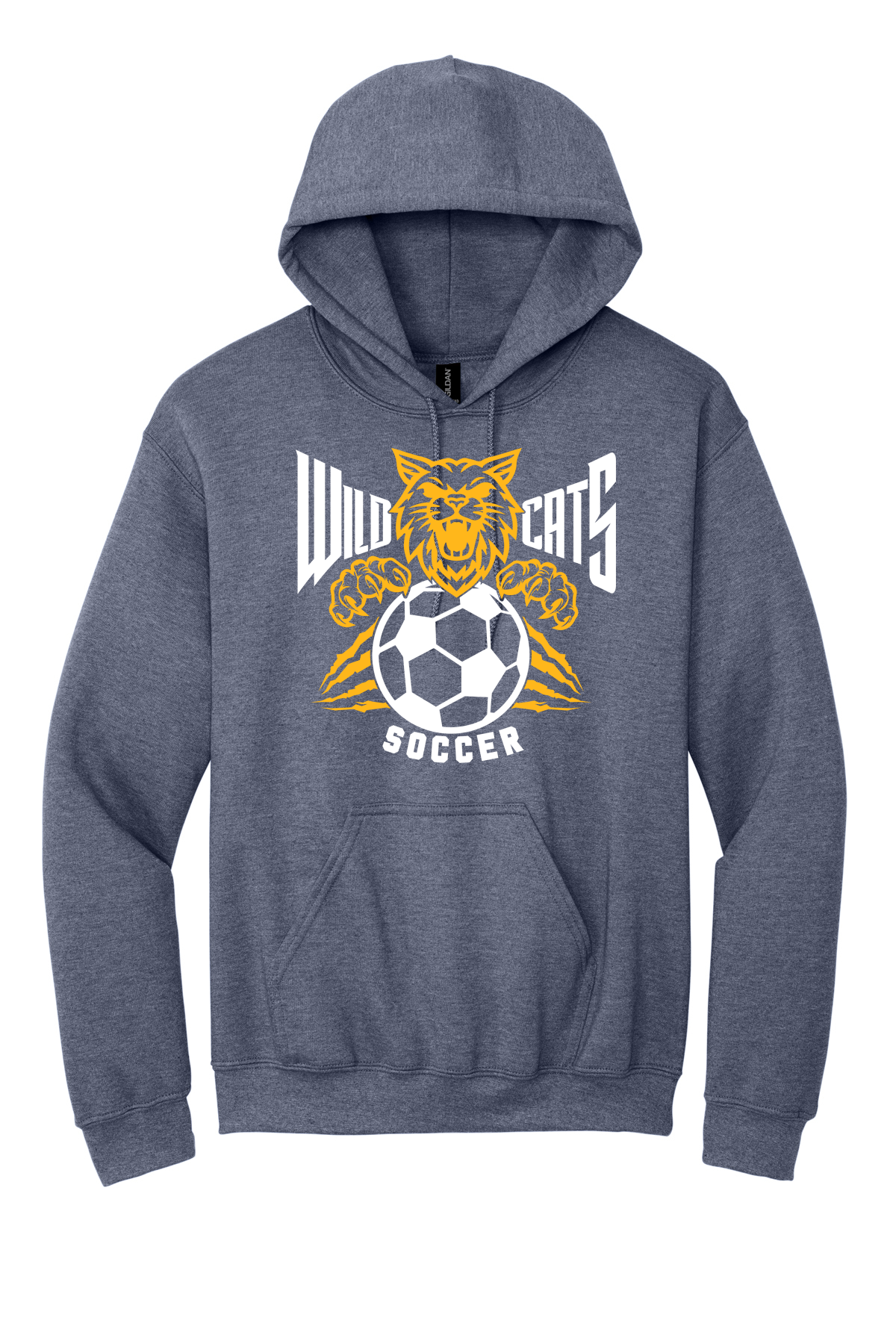 Woodmore Soccer Wildcats Heather Navy Apparel