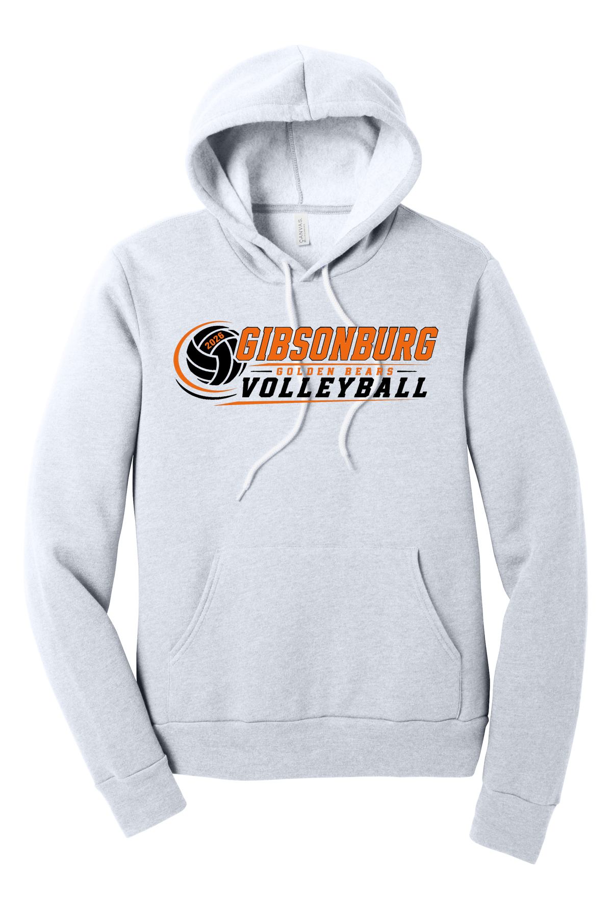 Gibsonburg Volleyball Sponge Fleece Hoodie