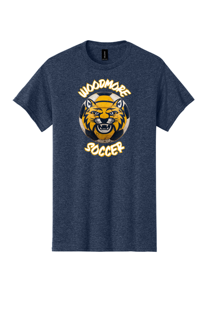 Woodmore Soccer Ball Design on T-Shirts