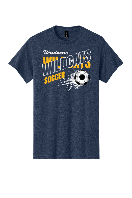 Woodmore Wildcats Soccer Design on T-Shirts