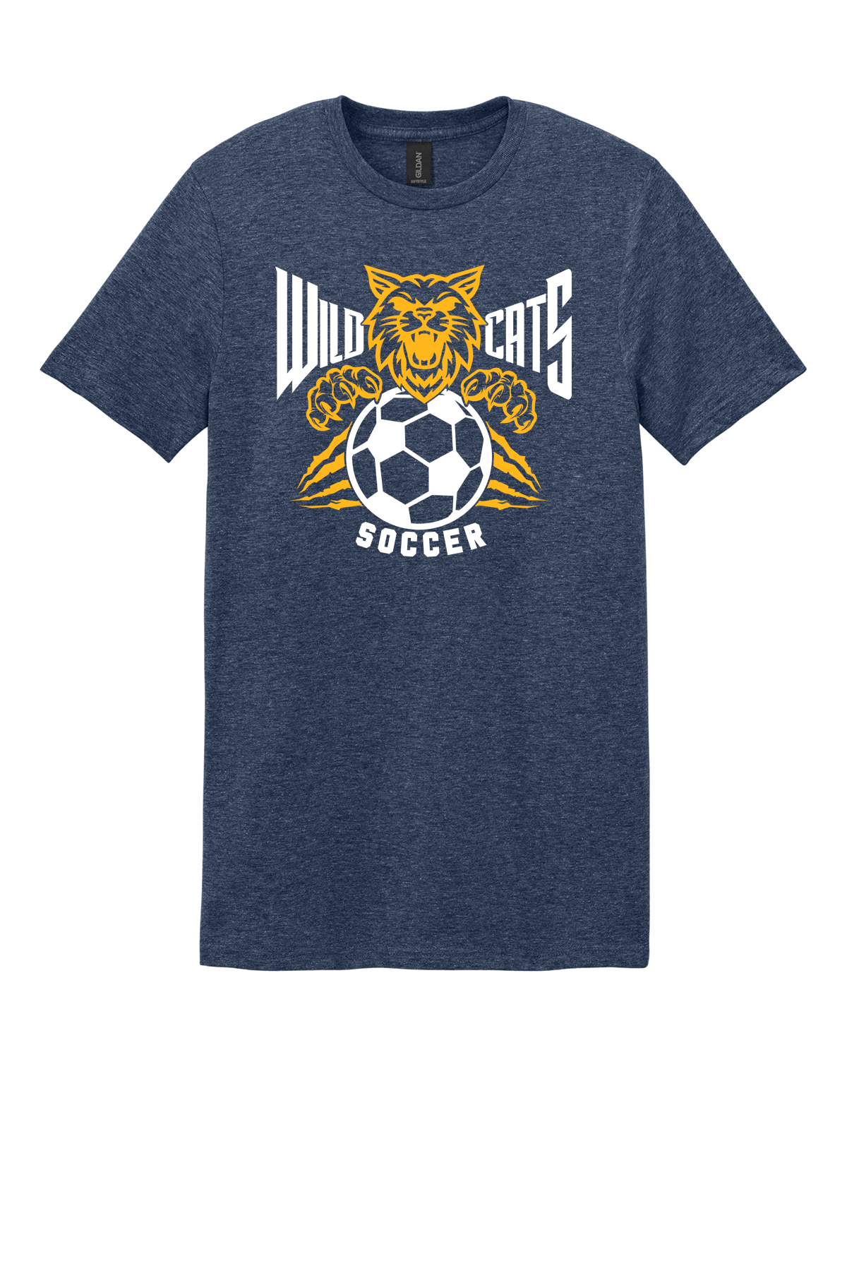 Woodmore Soccer Wildcats Heather Navy Apparel
