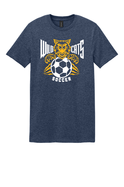 Woodmore Soccer Wildcats Heather Navy Apparel