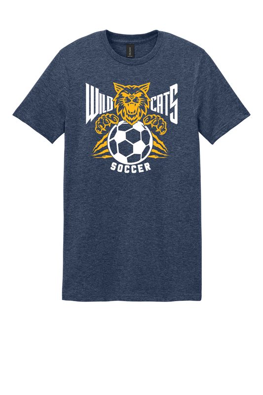 Woodmore Soccer Wildcats Heather Navy Apparel