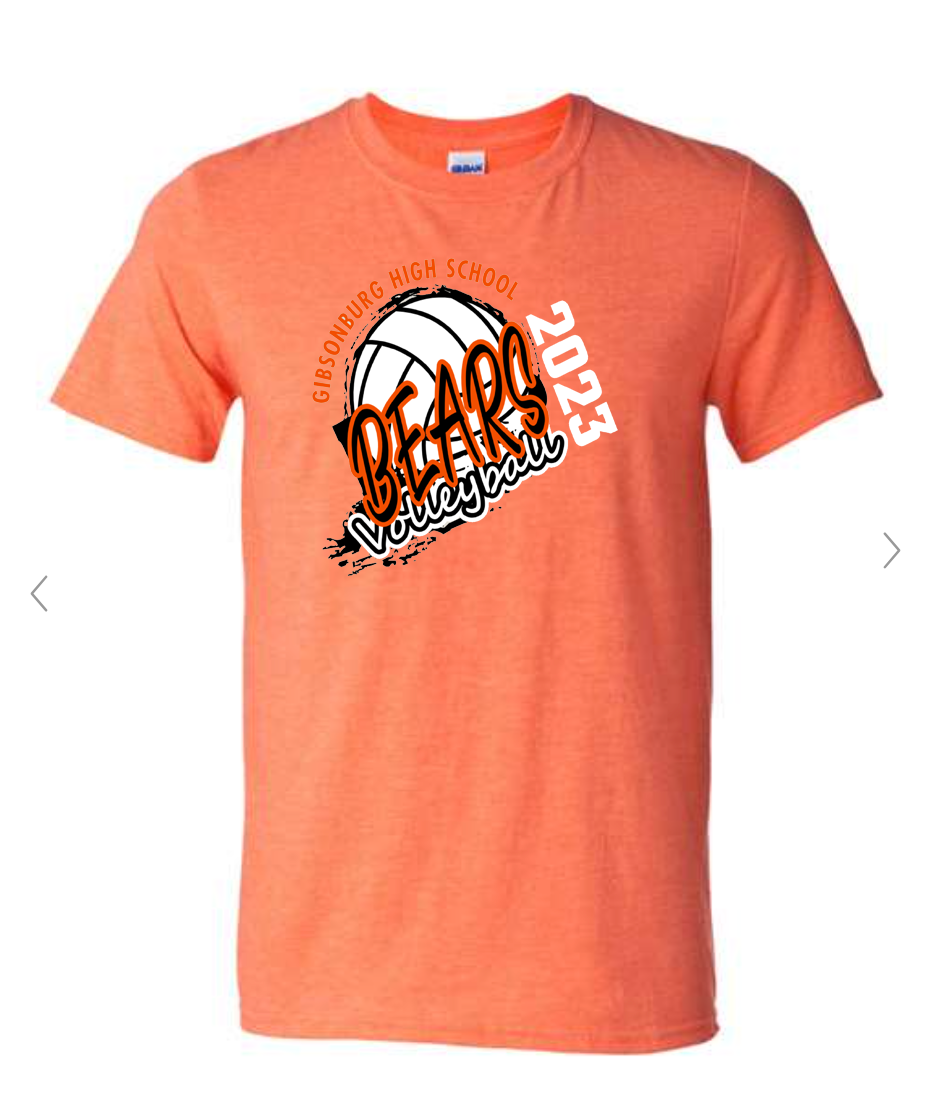 Gibsonburg Volleyball ADULT Softstyle T-Shirt