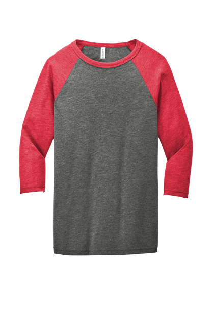 Front 9 3/4 Sleeve Baseball Tee