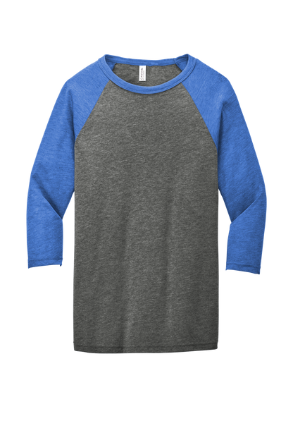 Front 9 3/4 Sleeve Baseball Tee