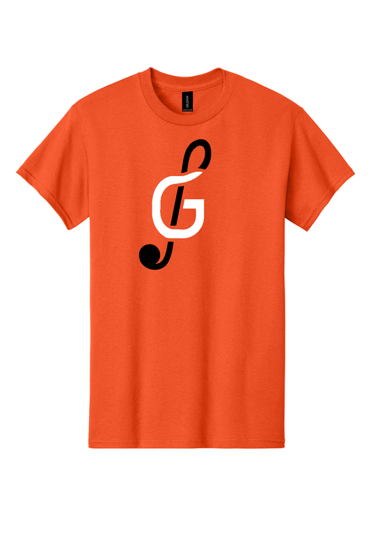 Gibsonburg Bands G Note Orange Apparel