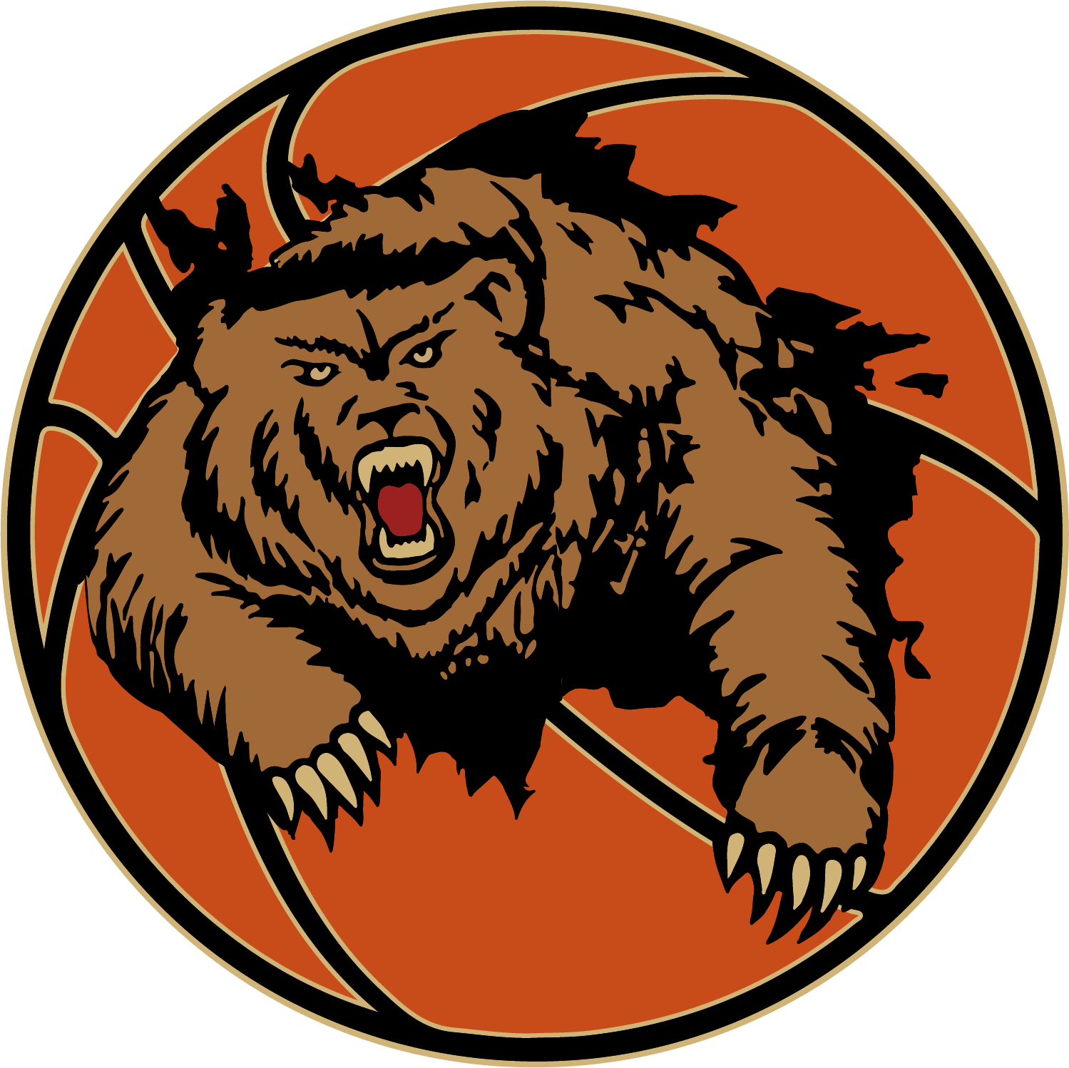 Gibsonburg Vintage Bear and Basketball – The Bears Den Embroidery and ...