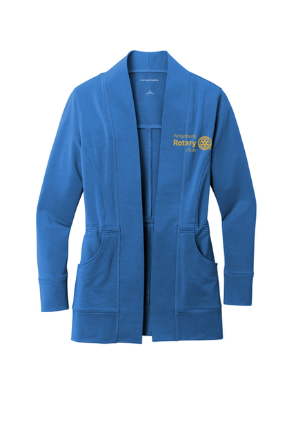 Perrysburg Rotary Womens MicroTerry Cardigan