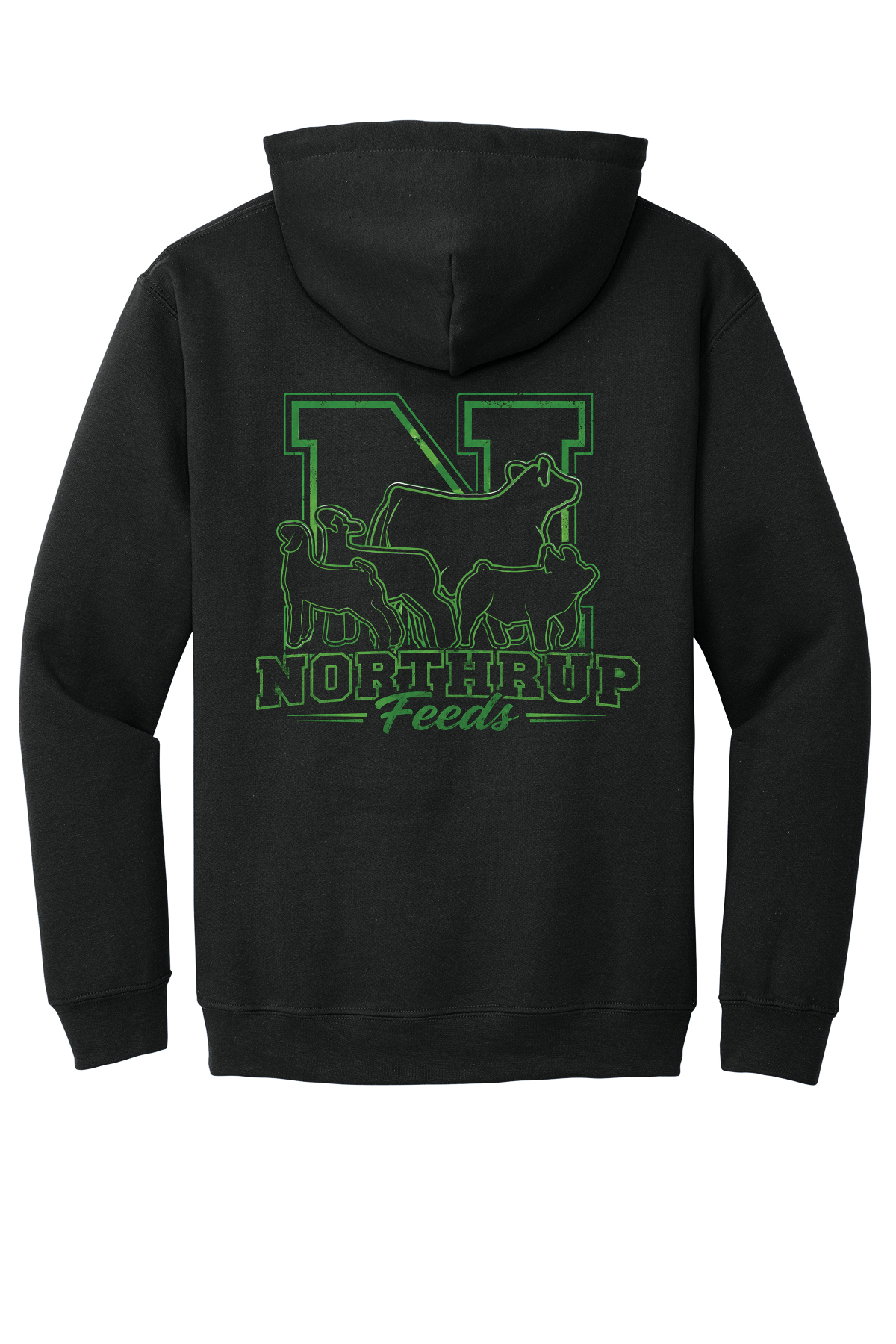 Northrup Feeds Green Hooded Sweatshirt