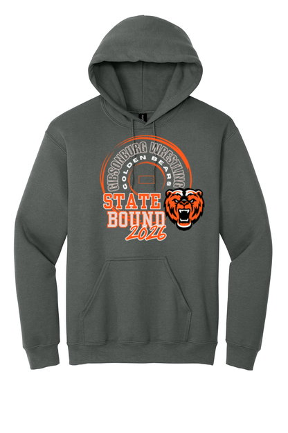 Wrestling State Bound Hooded Sweatshirt