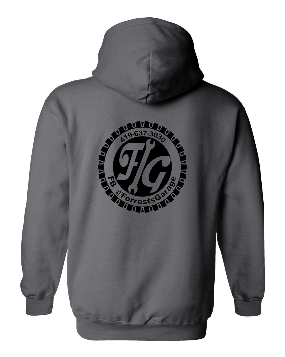 Forrest's Garage ADULT Hooded Sweatshirts