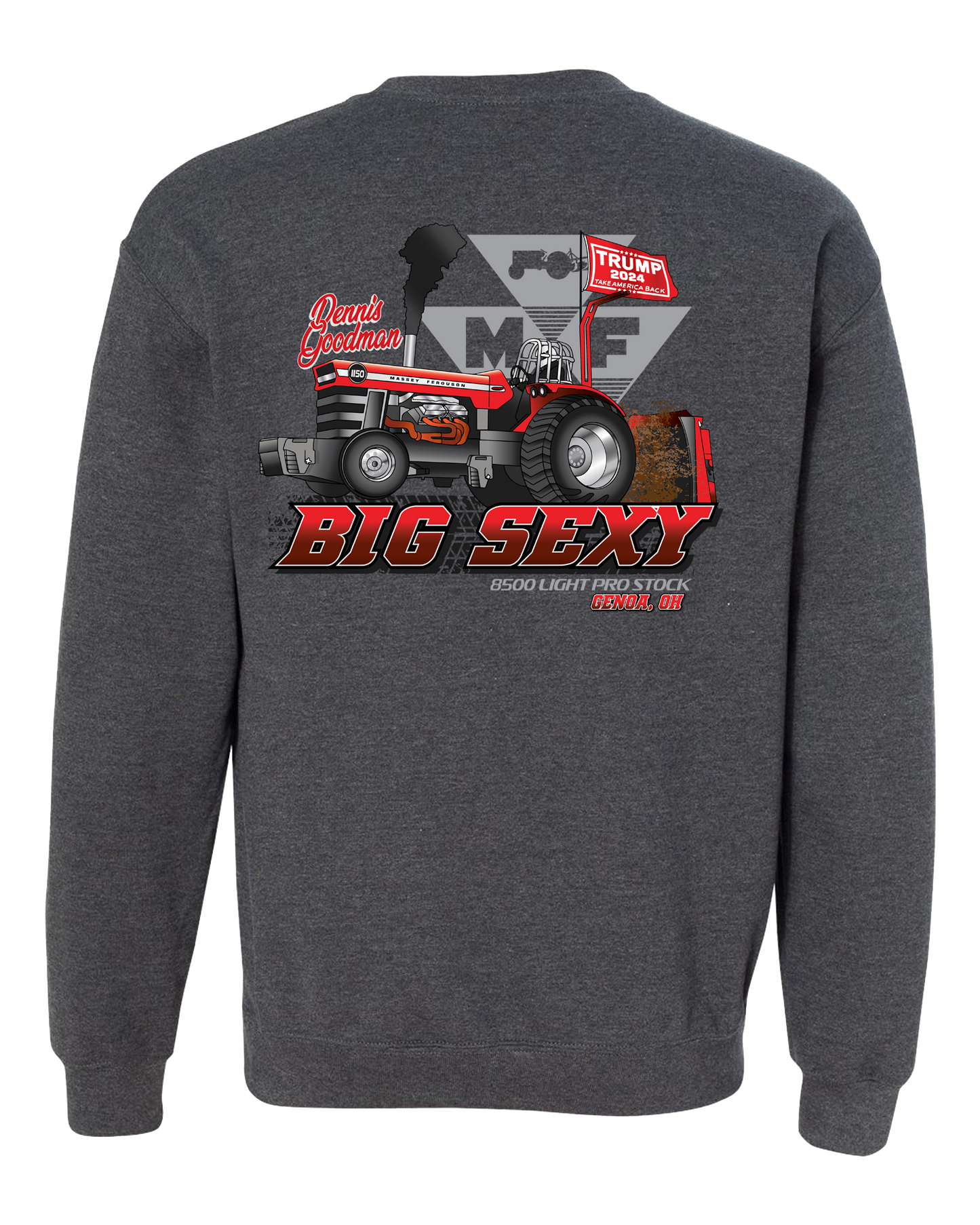 Big Sexy Pulling Team Crewneck Sweatshirts