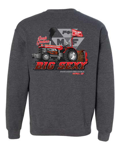 Big Sexy Pulling Team Crewneck Sweatshirts