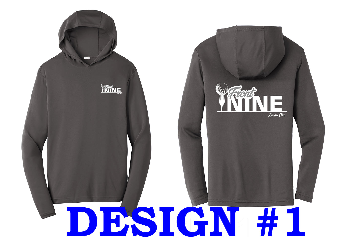 Front 9 Long Sleeve Hooded Pullover