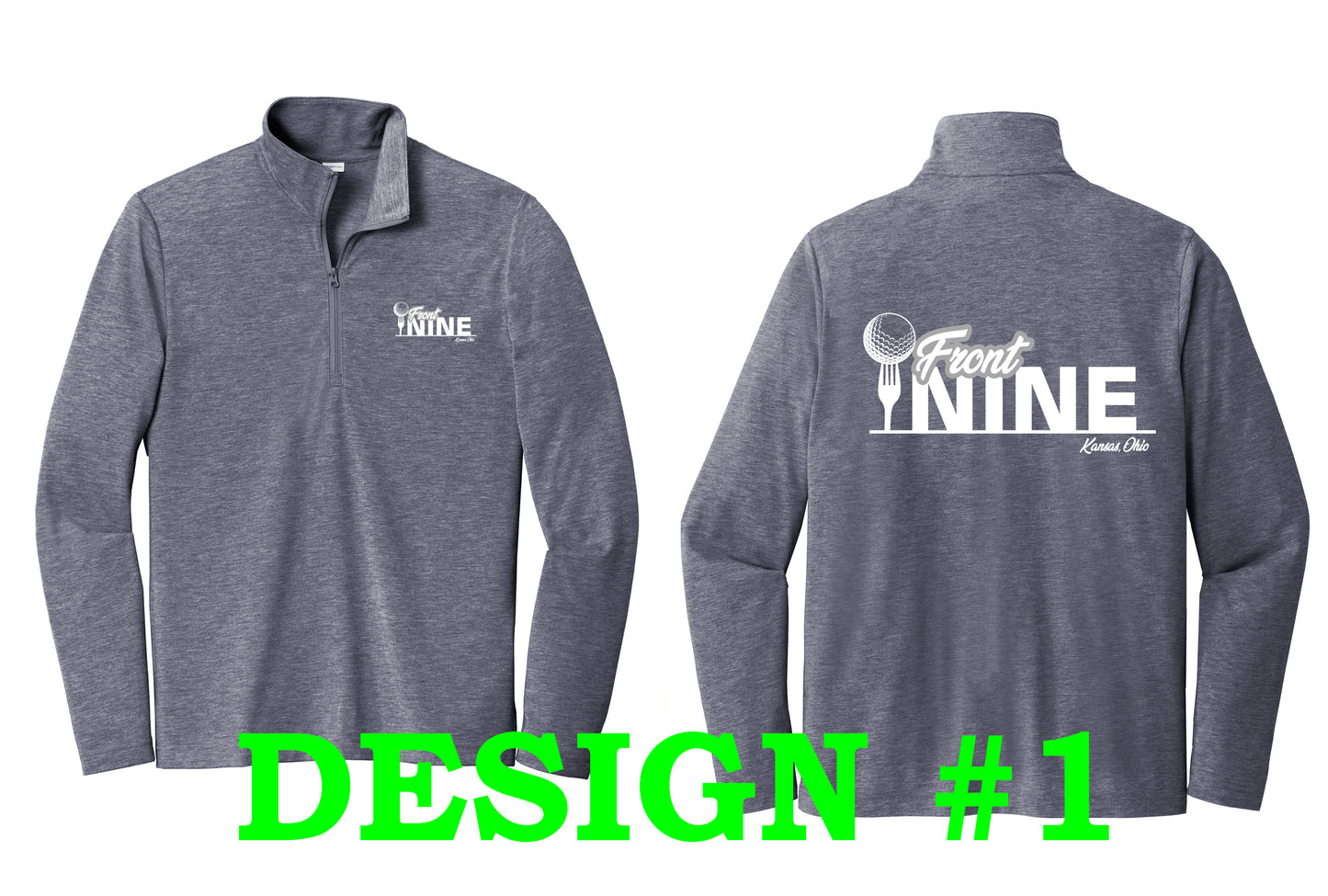 Front 9 Polyester 1/4 Zip