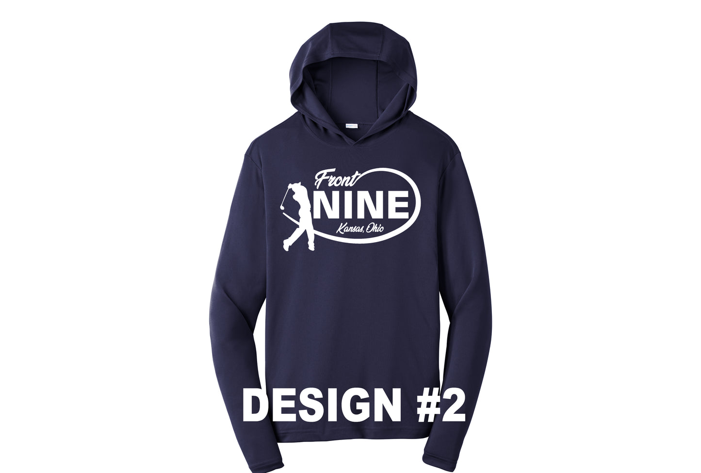 Front 9 Long Sleeve Hooded Pullover