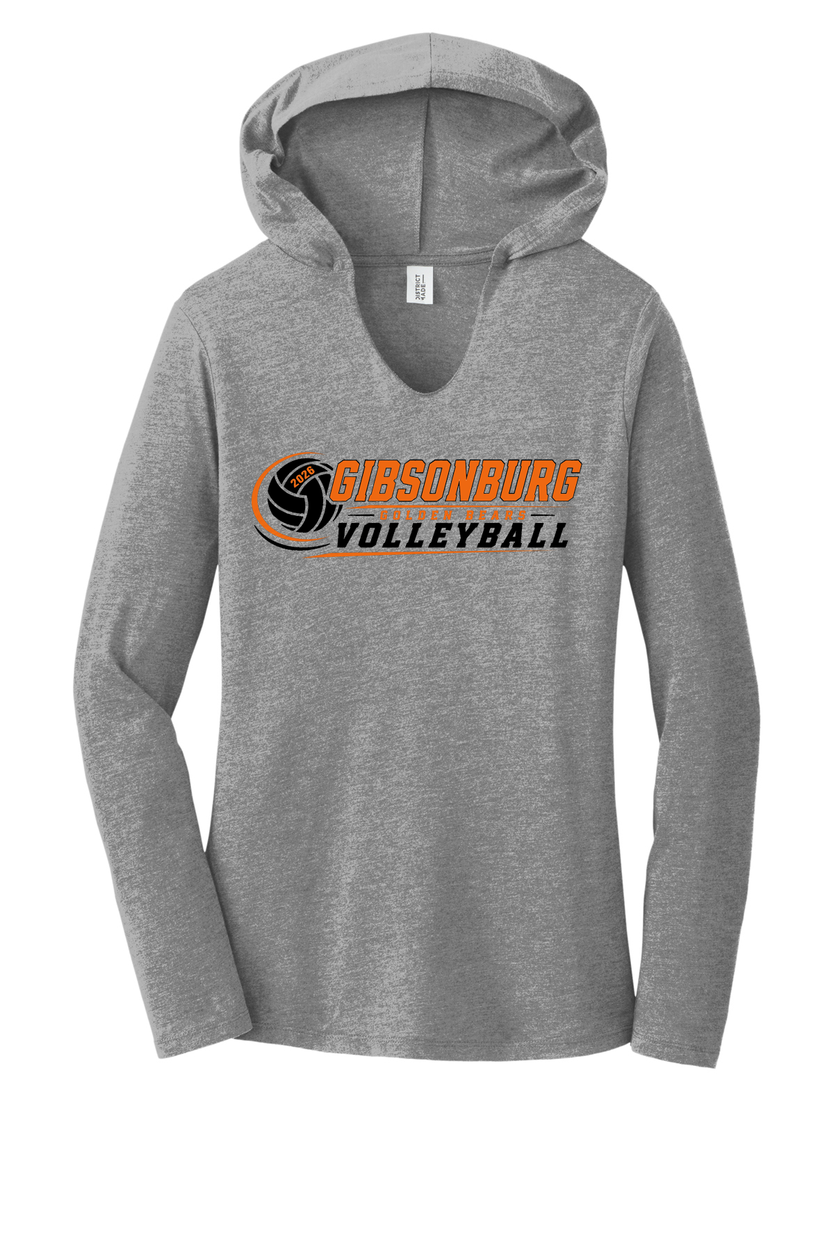 Gibsonburg Volleyball Womens Long Sleeve Hoodie