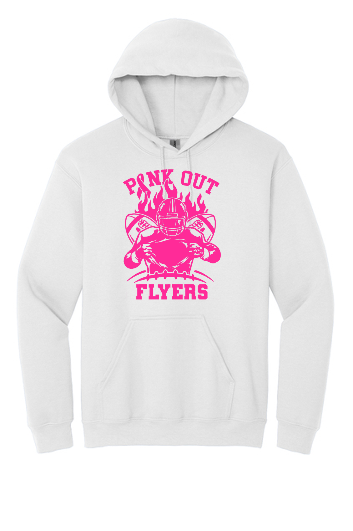 Pink Out Flyers Hooded Sweatshirt