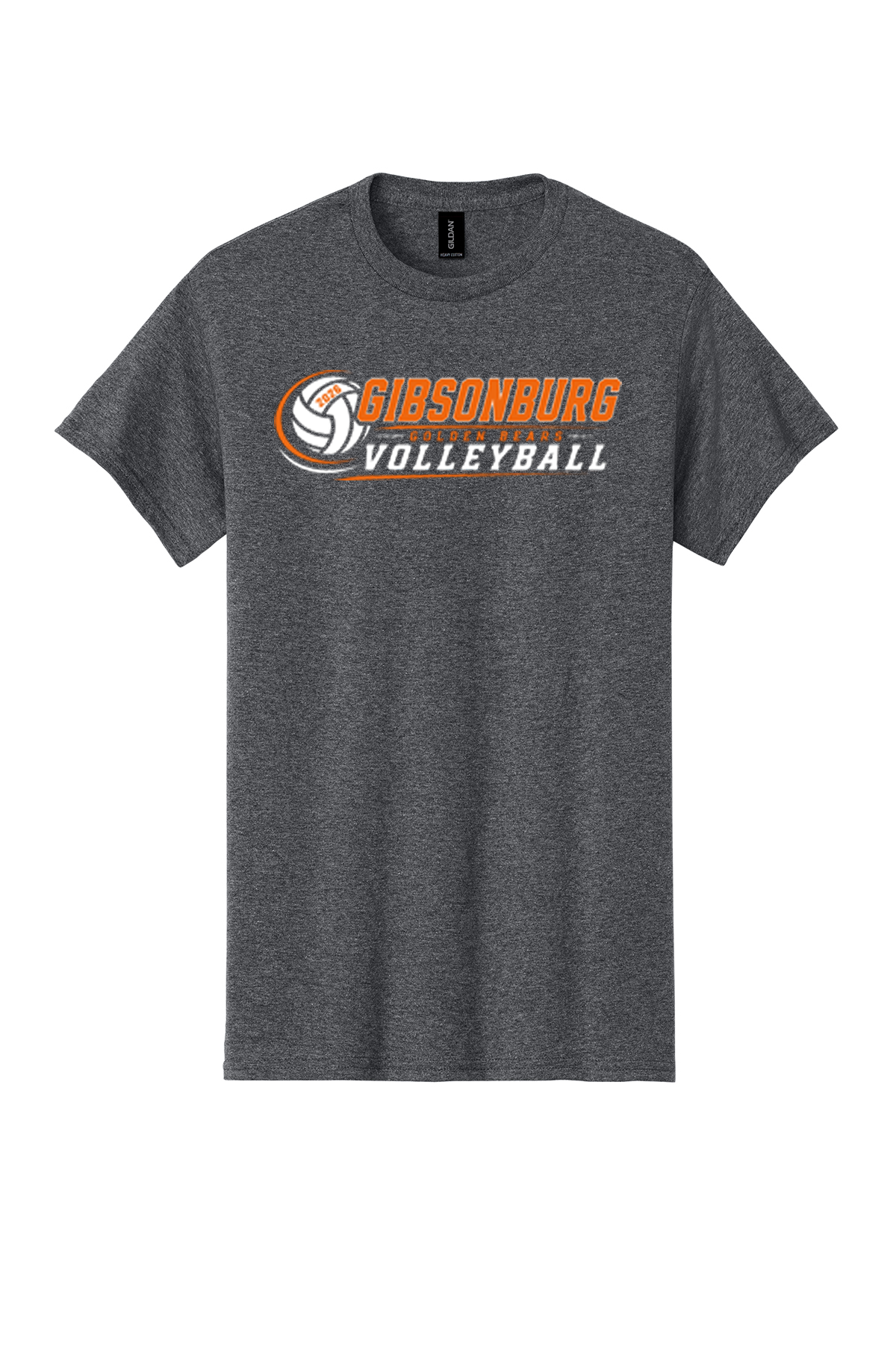 Gibsonburg Volleyball Graphite Heather Apparel