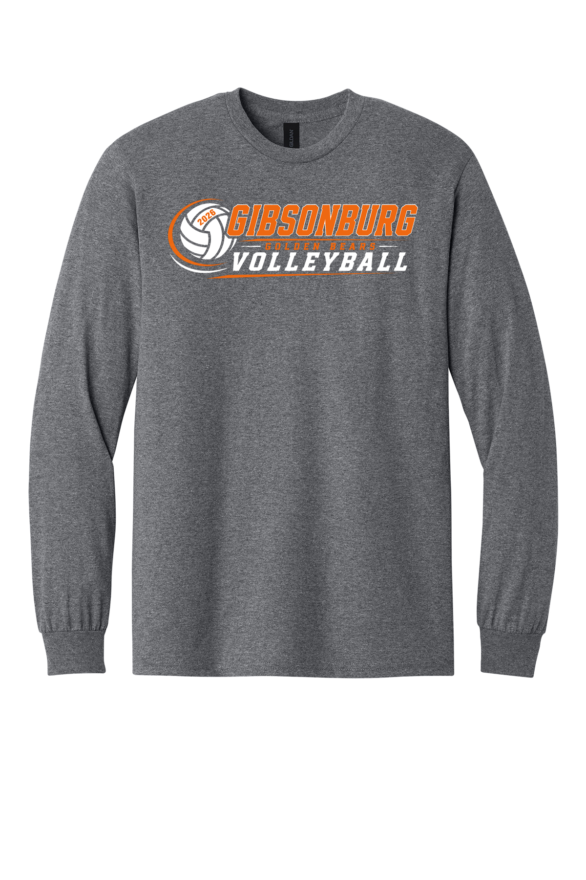 Gibsonburg Volleyball Graphite Heather Apparel